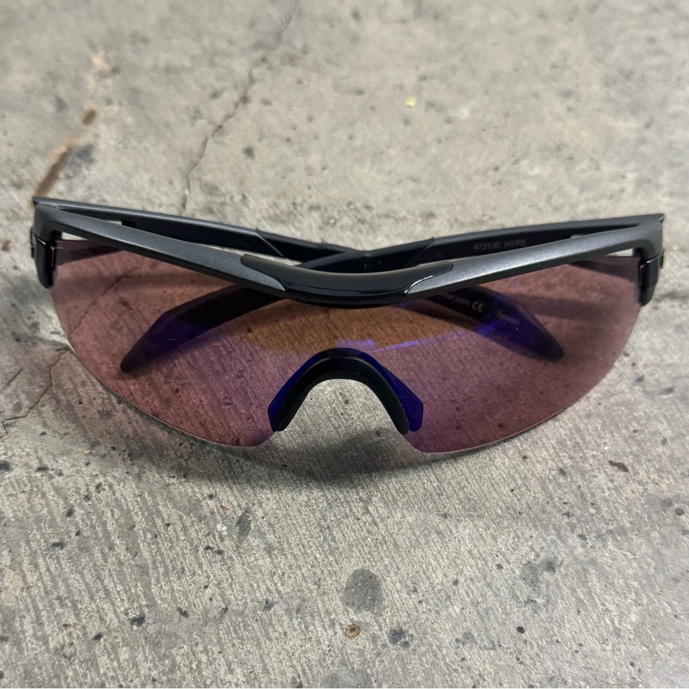 Sundogeyewear Men’s Sporty Black Purple Lens Sunglasses Sporty Athletic